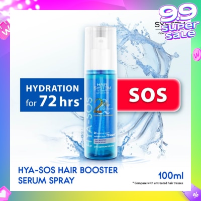 HAIR SYSTEM BY WATSONS Hyaluronic Acid Complex Hair Booster Serum Spray (For Dry & Dehydrated Hair) 100ml