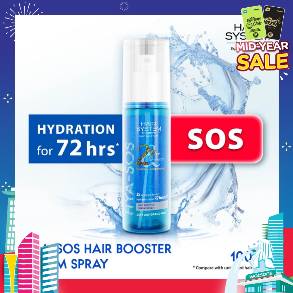 Hyaluronic Acid Complex Hair Booster Serum Spray (For Dry & Dehydrated Hair) 100ml