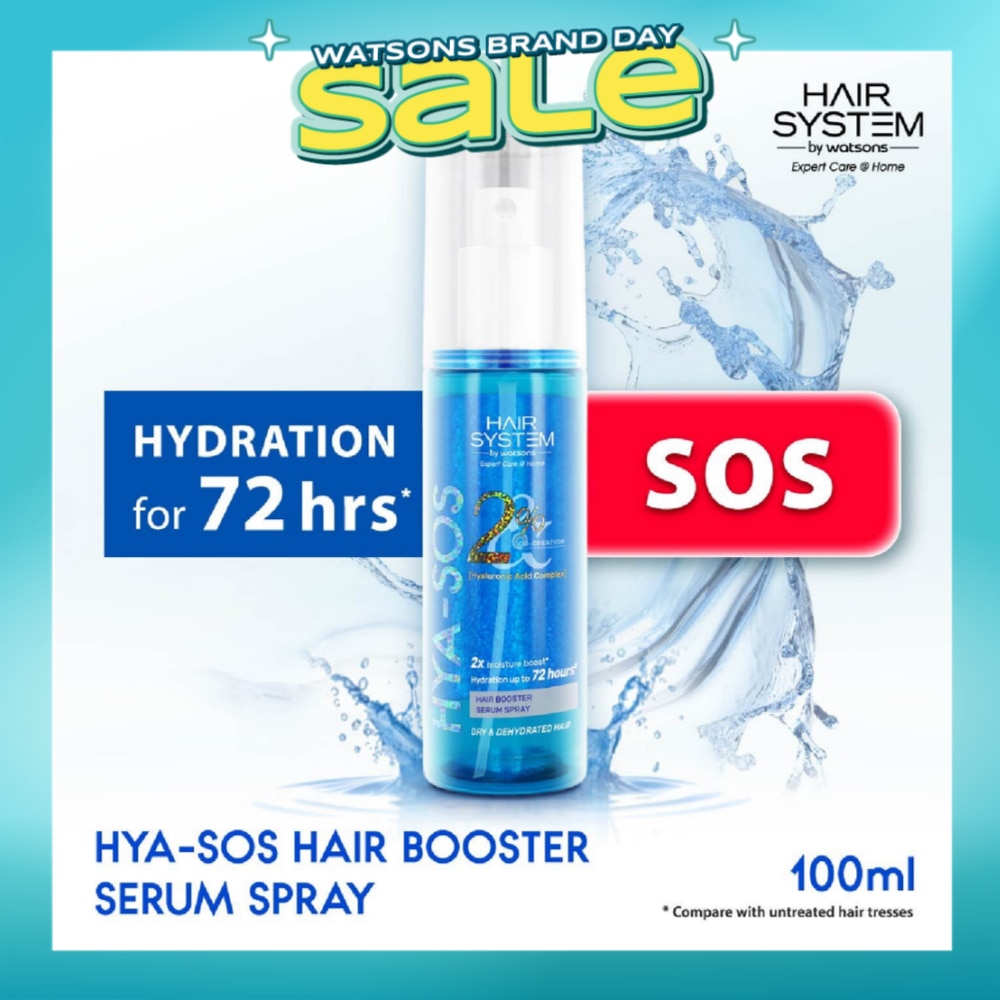 Hyaluronic Acid Complex Hair Booster Serum Spray (For Dry & Dehydrated Hair) 100ml