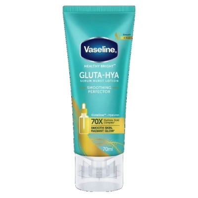 VASELINE Gluta-Hya Serum Burst Lotion Smoothing Perfector (For Smoother Softer Skin) 70ml