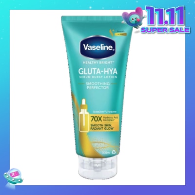 VASELINE Gluta-Hya Serum Burst Lotion Smoothing Perfector (For Smoother Softer Skin) 300ml