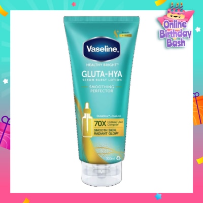 VASELINE Gluta-Hya Serum Burst Lotion Smoothing Perfector (For Smoother Softer Skin) 300ml