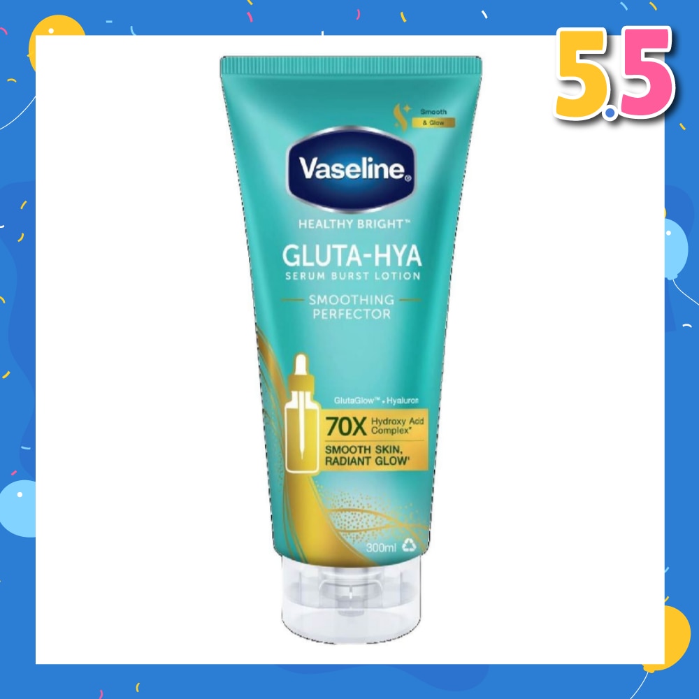Gluta-Hya Serum Burst Lotion Smoothing Perfector (For Smoother Softer Skin) 300ml