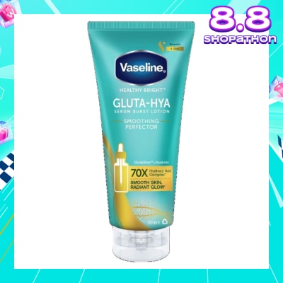 VASELINE Gluta-Hya Serum Burst Lotion Smoothing Perfector (For Smoother Softer Skin) 300ml