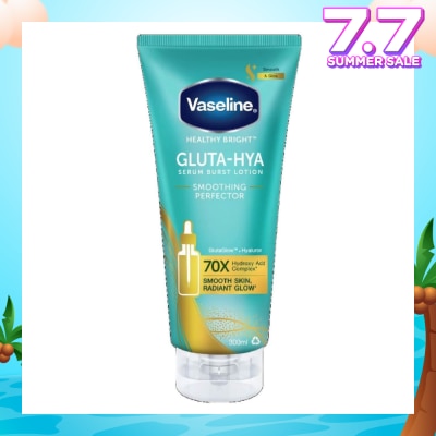 VASELINE Gluta-Hya Serum Burst Lotion Smoothing Perfector (For Smoother Softer Skin) 300ml