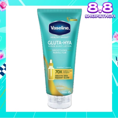 VASELINE Gluta-Hya Serum Burst Lotion Smoothing Perfector (For Smoother Softer Skin) 300ml
