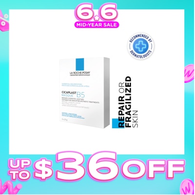 LA ROCHE-POSAY - Cicaplast Masque B5 (To Repair Or Fragilized Skin) 25g x 5s