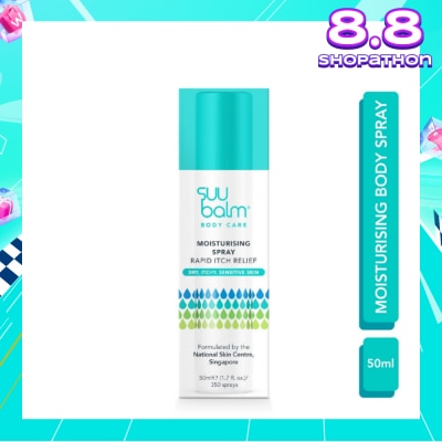 SUU BALM Cooling Body Spray Moisturiser 50ml