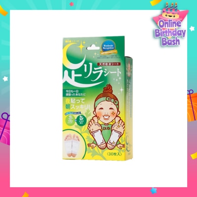 KINOMEGUMI Foot Patch Mugwort (To Detox & Cleanse) 30s