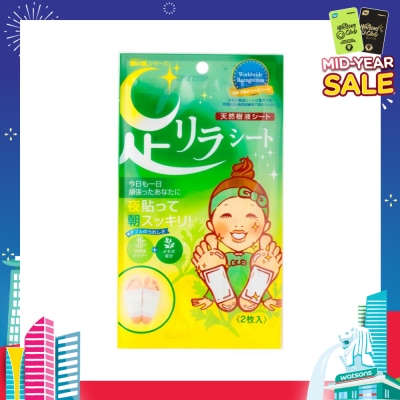 KINOMEGUMI Foot Patch Mugwort (To Detox & Cleanse) 2s