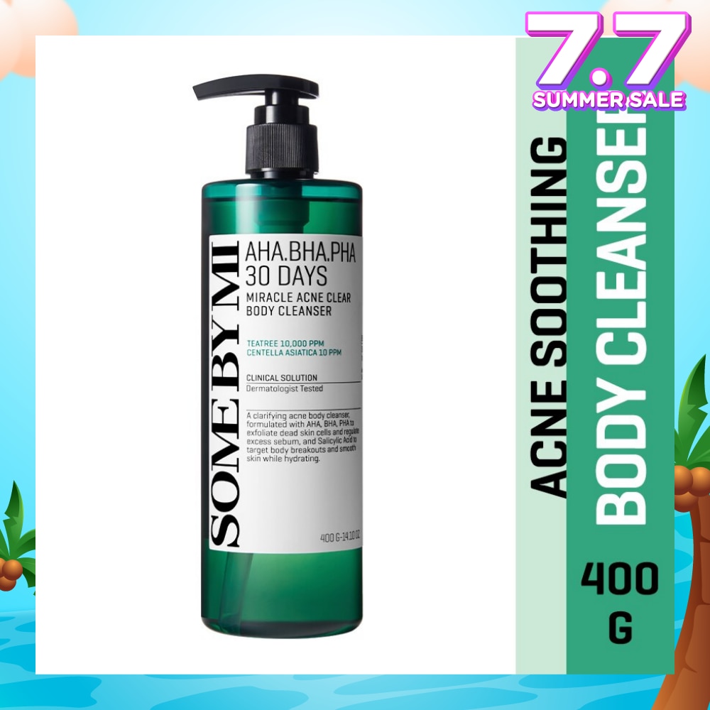 AHA-BHA-PHA 30 Days Miracle Acne Clear Body Cleanser (Acne Soothing) 400g
