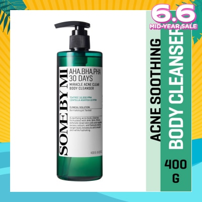 SOME BY MI AHA-BHA-PHA 30 Days Miracle Acne Clear Body Cleanser (Acne Soothing) 400g
