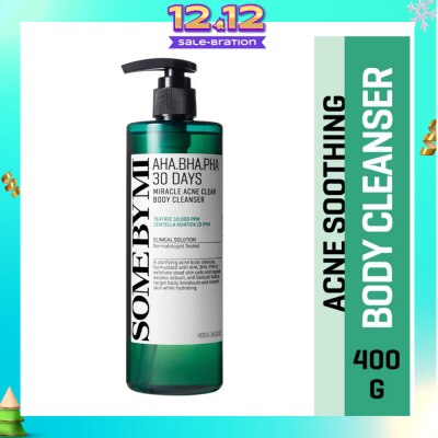 SOME BY MI AHA-BHA-PHA 30 Days Miracle Acne Clear Body Cleanser (Acne Soothing) 400g