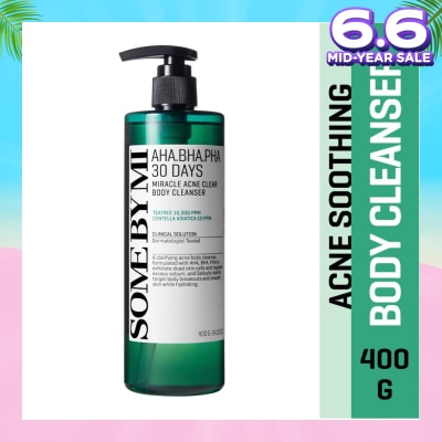 SOME BY MI AHA-BHA-PHA 30 Days Miracle Acne Clear Body Cleanser (Acne Soothing) 400g