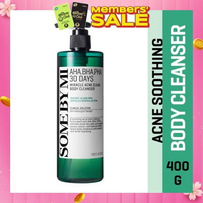 SOME BY MI AHA-BHA-PHA 30 Days Miracle Acne Clear Body Cleanser (Acne Soothing) 400g