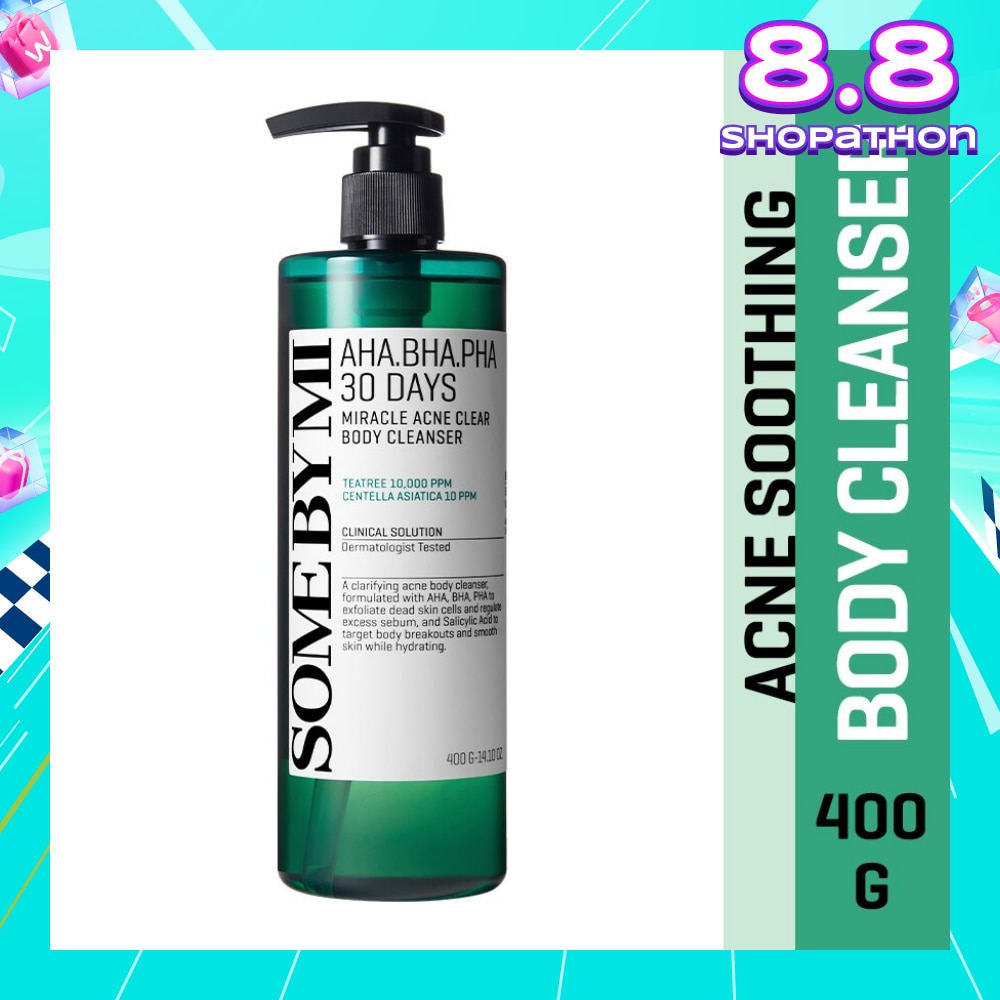 AHA-BHA-PHA 30 Days Miracle Acne Clear Body Cleanser (Acne Soothing) 400g