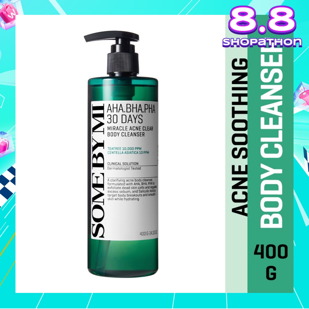 AHA-BHA-PHA 30 Days Miracle Acne Clear Body Cleanser (Acne Soothing) 400g