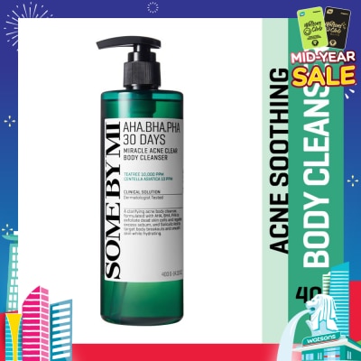SOME BY MI AHA-BHA-PHA 30 Days Miracle Acne Clear Body Cleanser (Acne Soothing) 400g