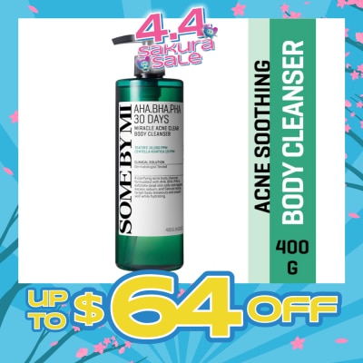 SOME BY MI - AHA-BHA-PHA 30 Days Miracle Acne Clear Body Cleanser (Acne Soothing) 400g