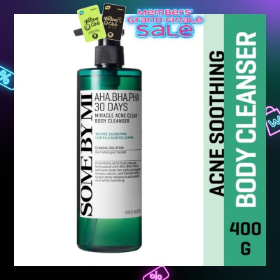 SOME BY MI AHA-BHA-PHA 30 Days Miracle Acne Clear Body Cleanser (Acne Soothing) 400g