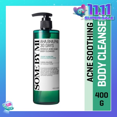 SOME BY MI AHA-BHA-PHA 30 Days Miracle Acne Clear Body Cleanser (Acne Soothing) 400g
