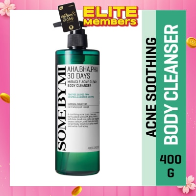 SOME BY MI AHA-BHA-PHA 30 Days Miracle Acne Clear Body Cleanser (Acne Soothing) 400g