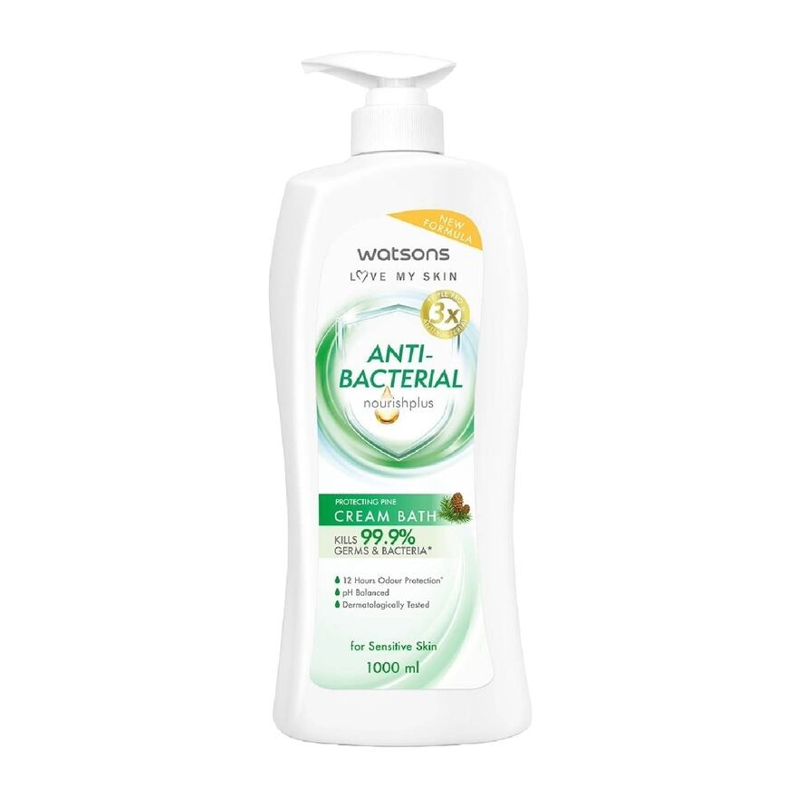 Anti-Bacterial Protecting Pine Cream Bath (For Sensitive Skin) 1000ml x 12s (Per Carton)