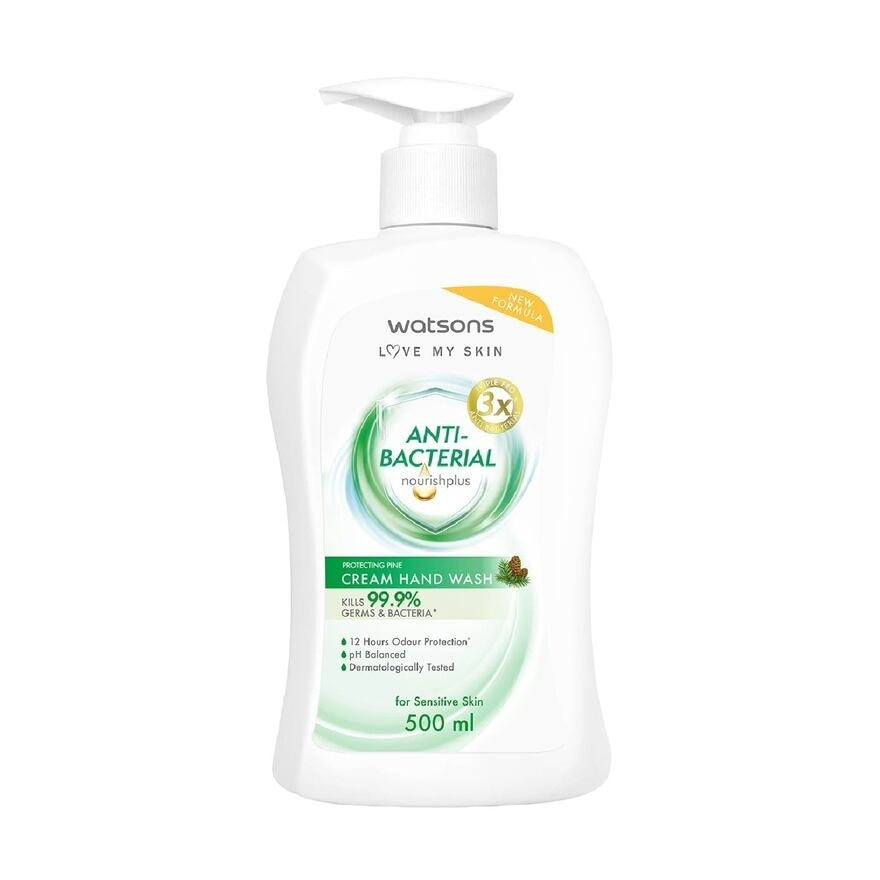 Anti-Bacterial Protecting Pine Cream Hand Wash (For Sensitive Skin) 500ml x 24s (Per Carton)