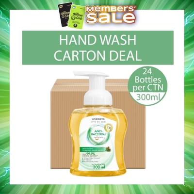 WATSONS - Anti-Bacterial Protecting Pine Foaming Hand Wash (For Sensitive Skin) 300ml x 24s (Per Carton)