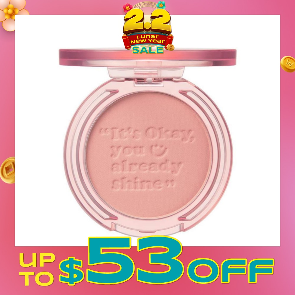 Peripera Pure blushed Sunshine Cheek 01 Calm Pink 1 piece