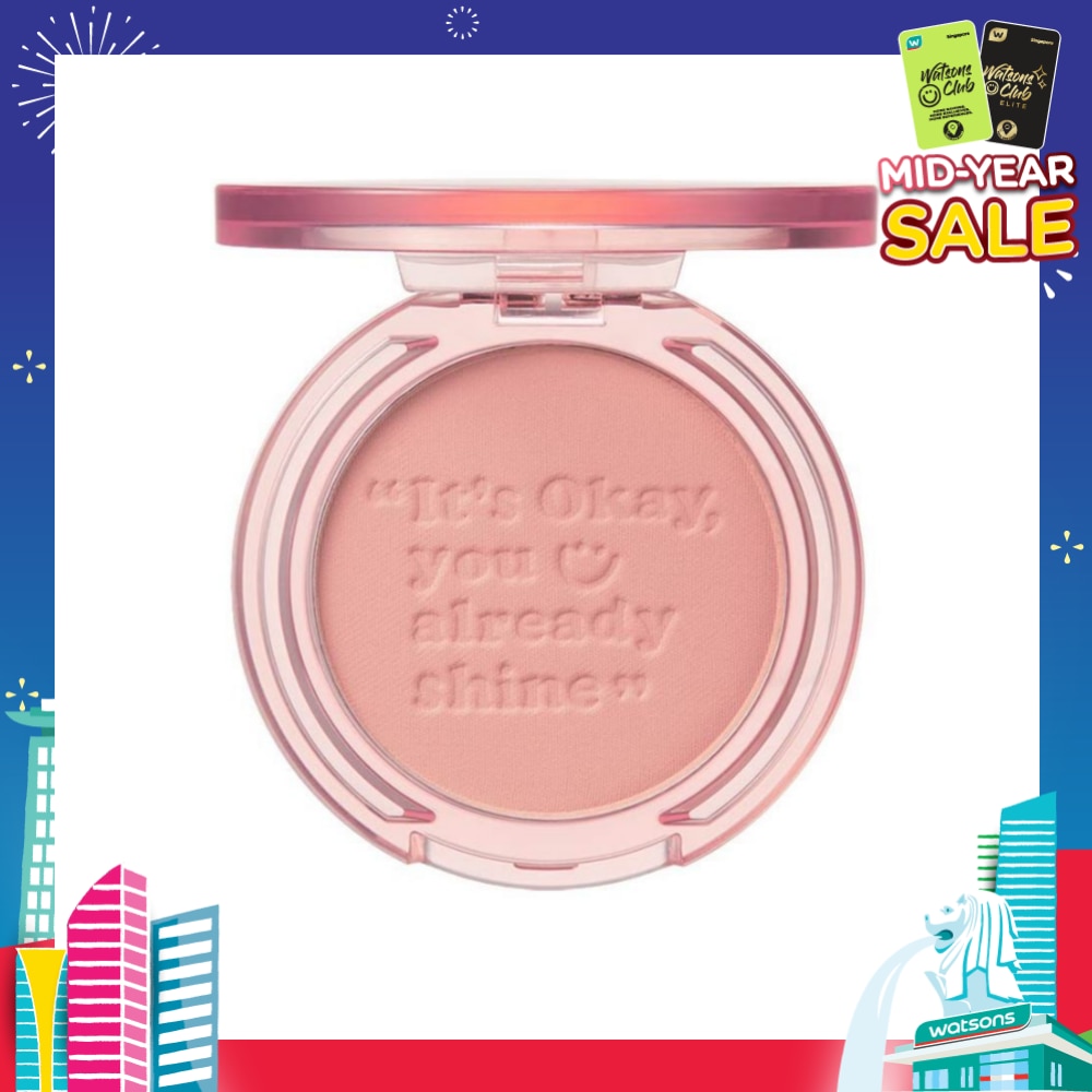 Peripera Pure blushed Sunshine Cheek 01 Calm Pink 1 piece