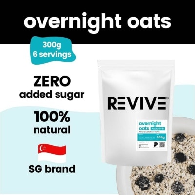 REVIVE Overnight Oats Almond & Blueberries Muffin (Zero Sugar + 100% Natural) 300g