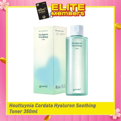 GOODAL Houttuynia Cordata Hyaluron Soothing Toner (Mild Exfoliation Care For Dry & Rough Skin) 350ml