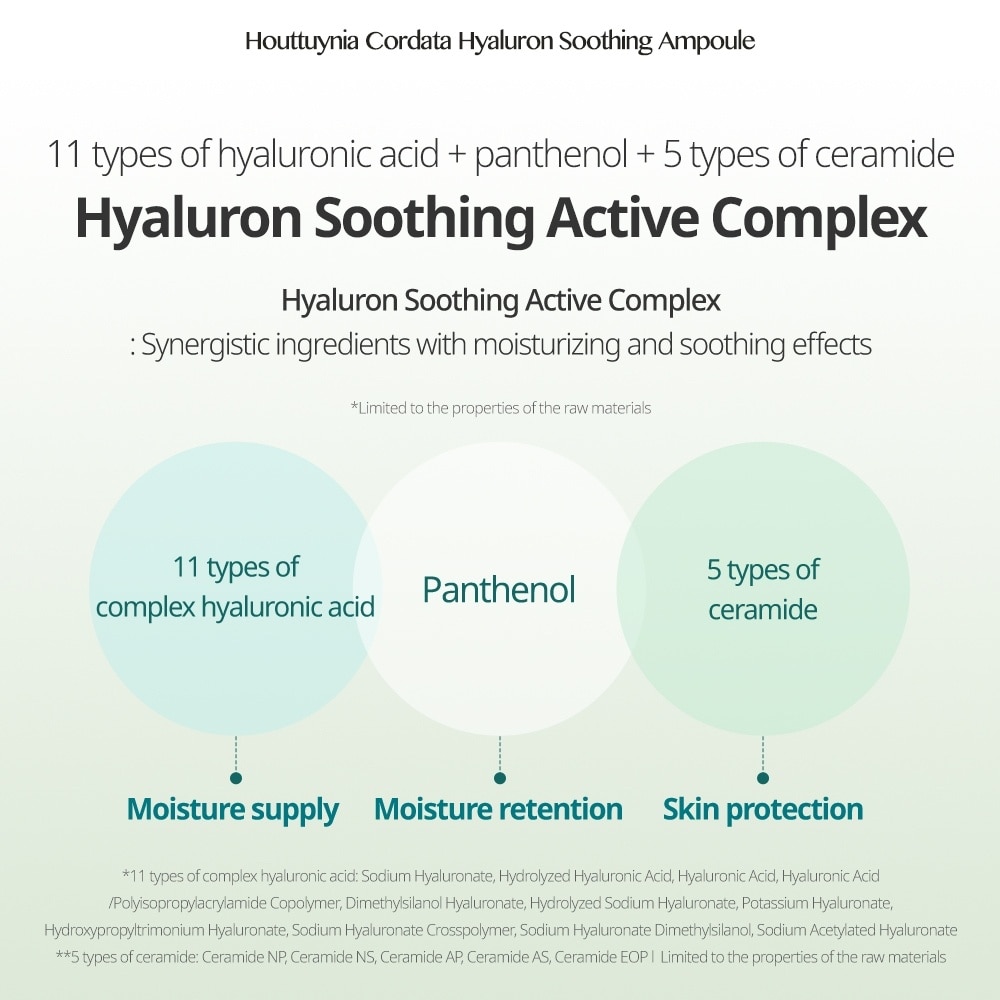 Houttuynia Cordata Hyaluron Soothing Ampoule (To Moisturizing & Soothing) 50ml