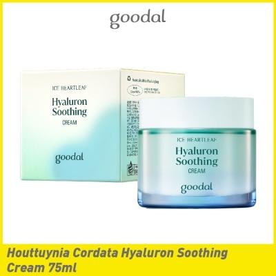 GOODAL Houttuynia Cordata Hyaluron Soothing Cream (To Cool Down The Skin Temperature & Improve Damaged Skin Barrier) 75ml