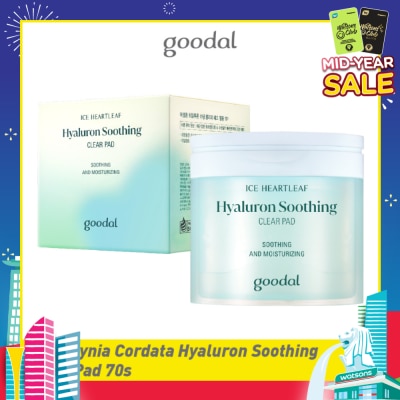 GOODAL Houttuynia Cordata Hyaluron Soothing Clear Pad (For Soothing & Moisturizing) 70s