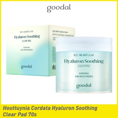 GOODAL Houttuynia Cordata Hyaluron Soothing Clear Pad (For Soothing & Moisturizing) 70s