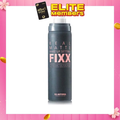SO NATURAL Real Matte Make Up Setting Fixx Mist Spray Matte 75ml