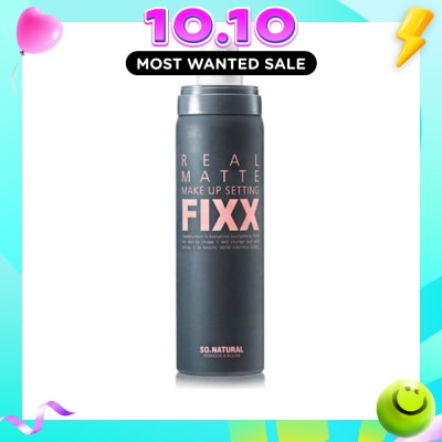 SO NATURAL Real Matte Make Up Setting Fixx Mist Spray Matte 75ml image