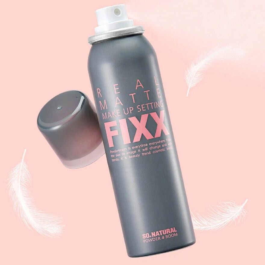 SO NATURAL Real Matte Make Up Setting Fixx Mist Spray Matte 75ml