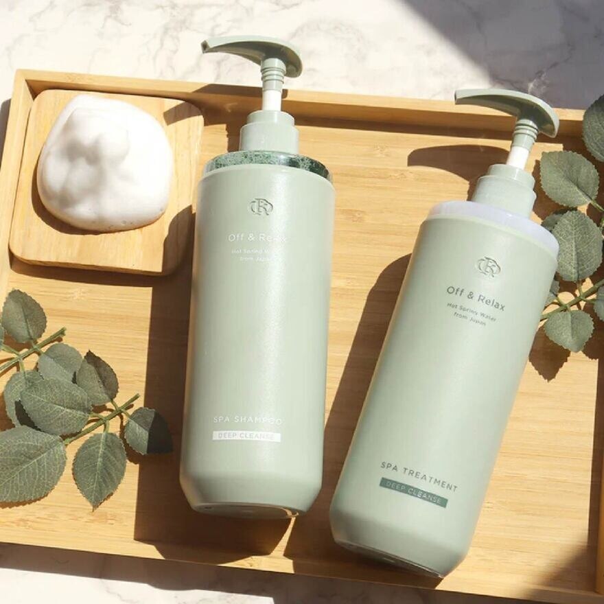 OFF & RELAX Hot Spring Water Deep Cleanse Spa Shampoo 460ml
