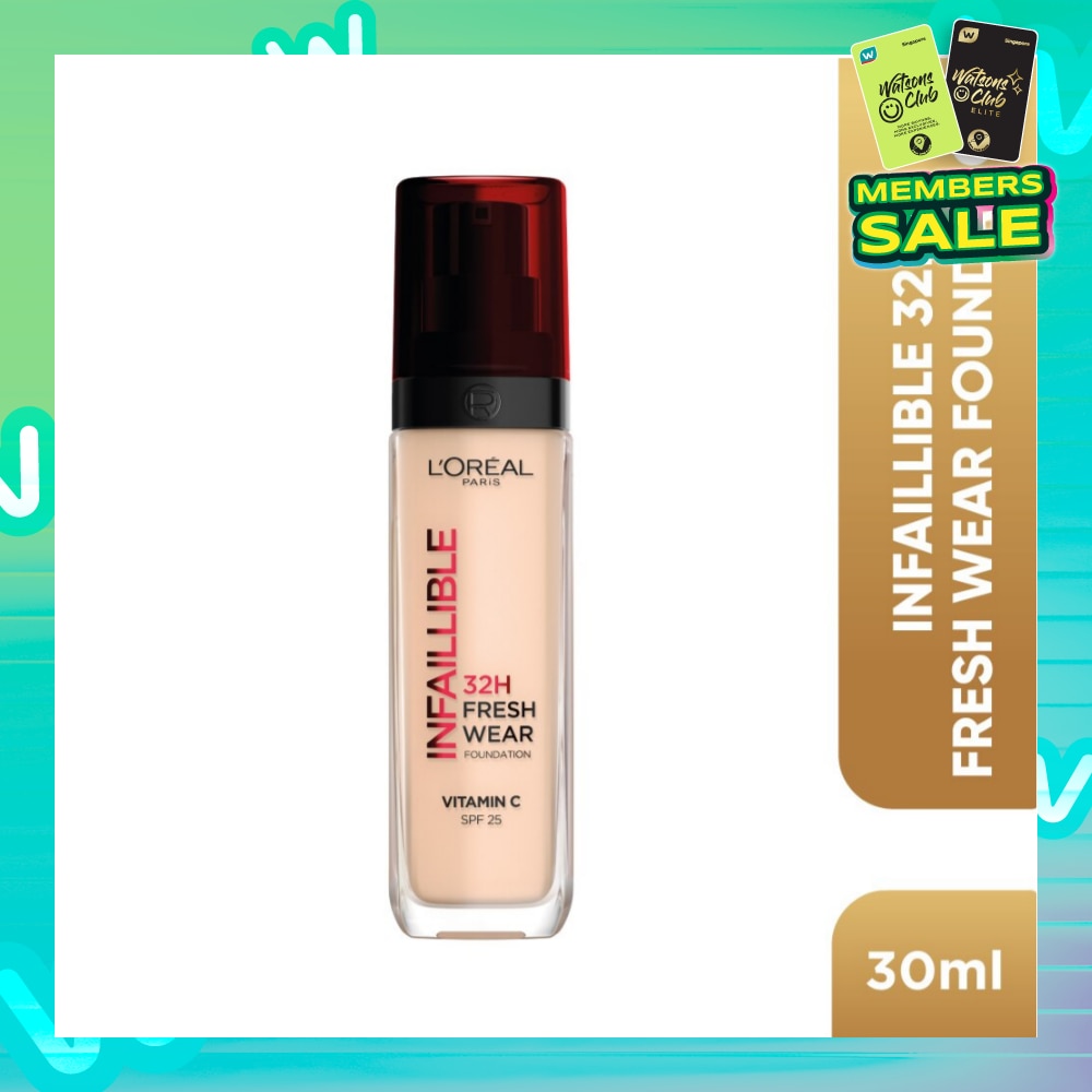 Infaillible 32H Fresh Wear Foundation Vitamin C SPF25 20 Ivory 30ml