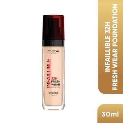 L'OREAL PARIS MAKEUP Infaillible 32H Fresh Wear Foundation Vitamin C SPF25 20 Ivory 30ml