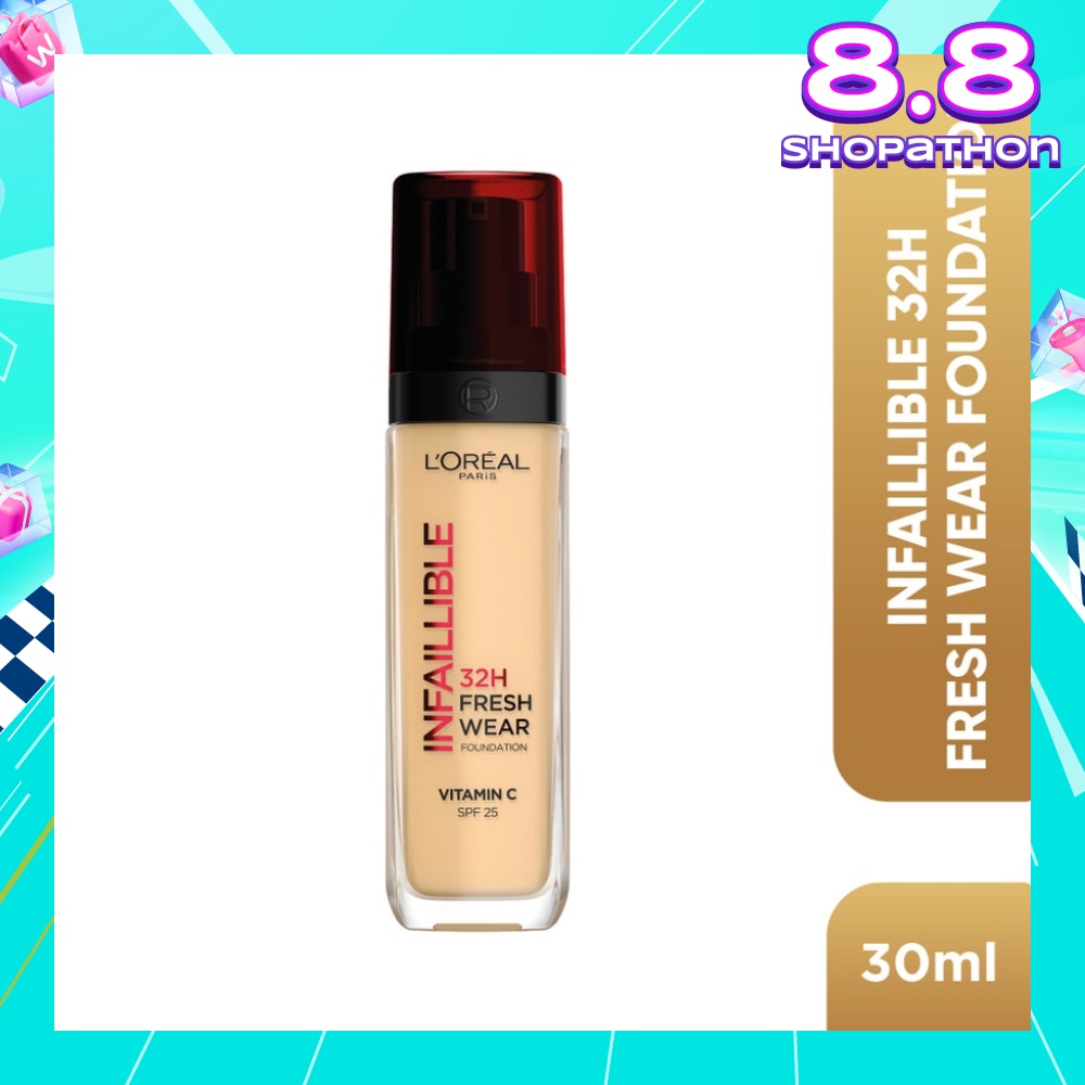Infaillible 32H Fresh Wear Foundation Vitamin C SPF25 120 Golden Vanilla 30ml