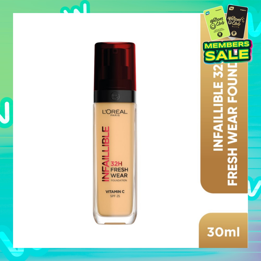 Infaillible 32H Fresh Wear Foundation Vitamin C SPF25 140 Golden Beige 30ml