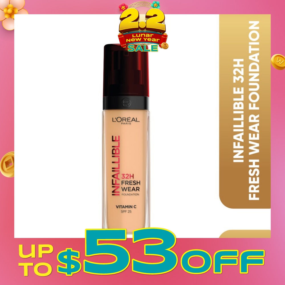 Infaillible 32H Fresh Wear Foundation Vitamin C SPF25 250 Radiant Sand 30ml