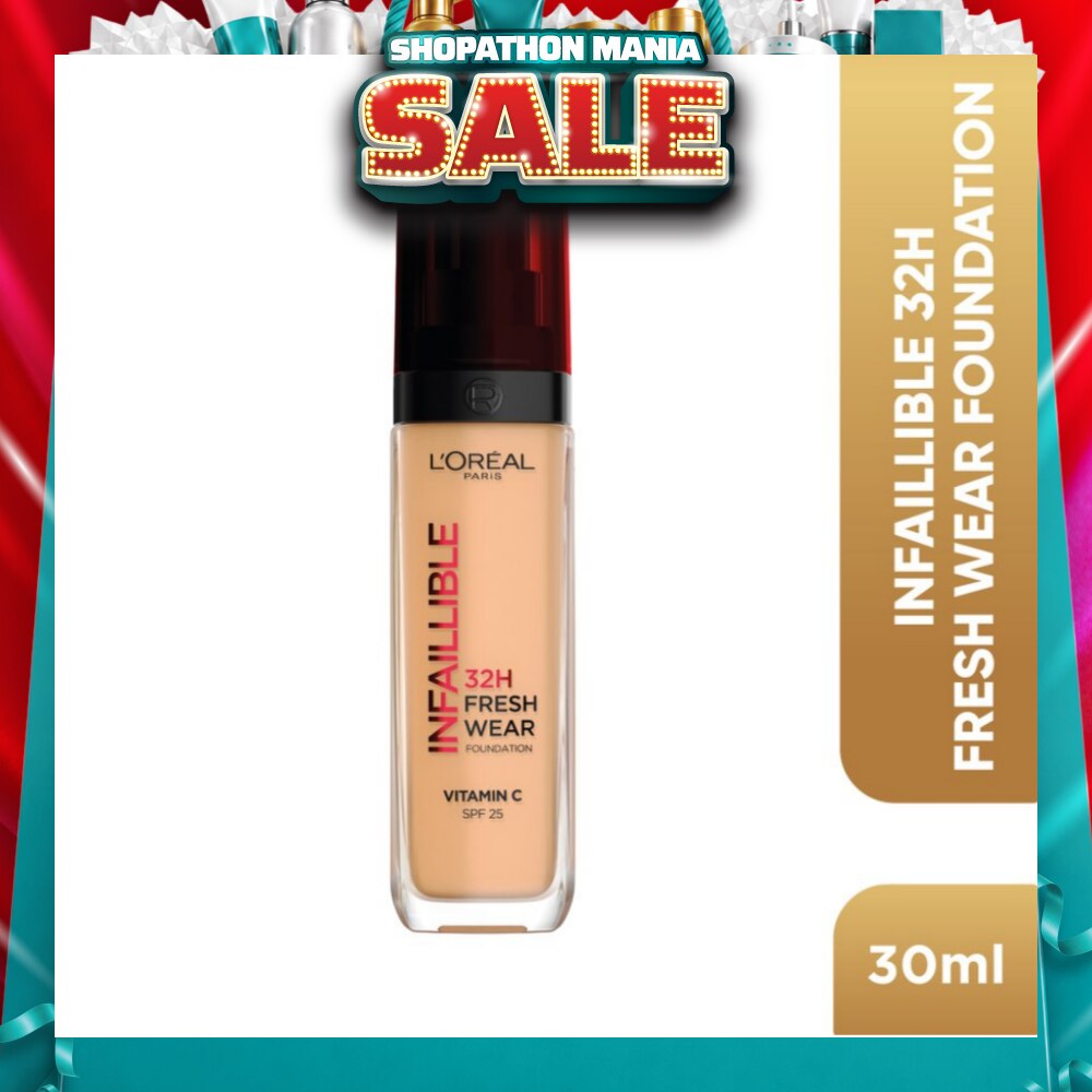 Infaillible 32H Fresh Wear Foundation Vitamin C SPF25 250 Radiant Sand 30ml