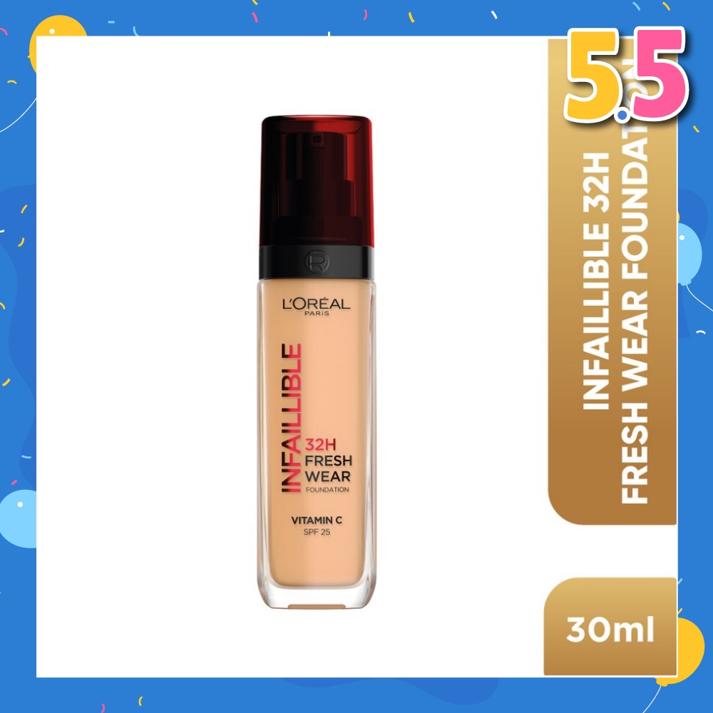 Infaillible 32H Fresh Wear Foundation Vitamin C SPF25 250 Radiant Sand 30ml