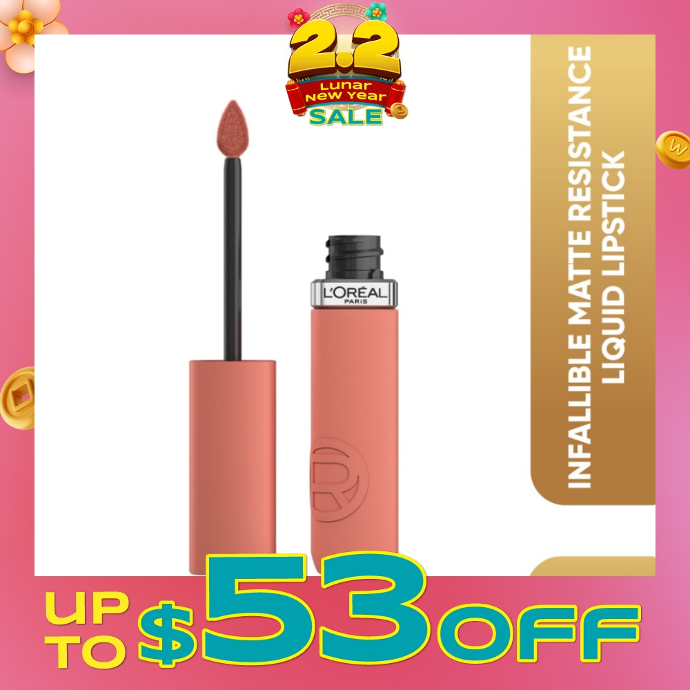 Infaillible Matte Resistance Liquid Lipstick Nude 601 Worth It 1s