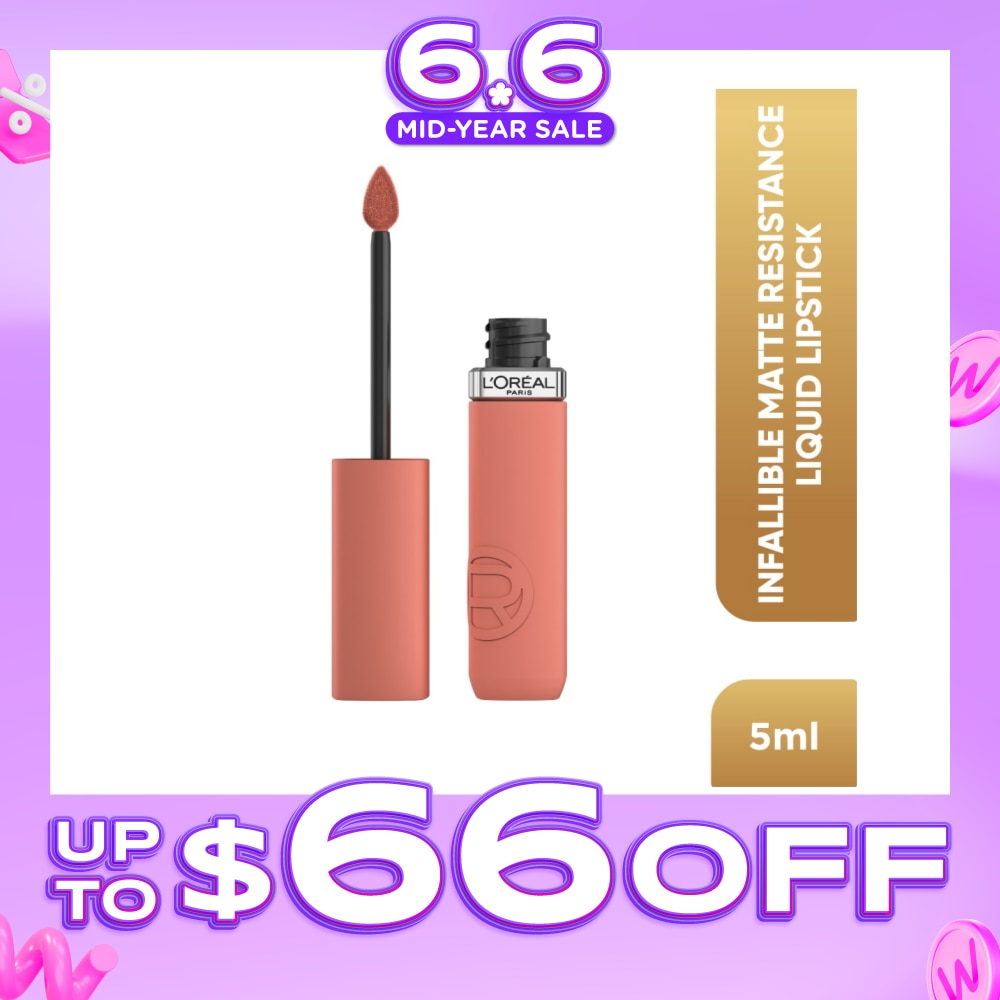 Infaillible Matte Resistance Liquid Lipstick Nude 601 Worth It 1s